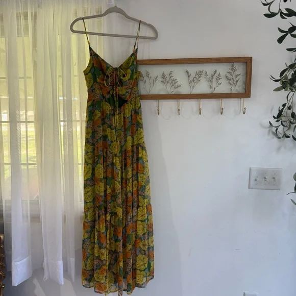 ASTR the Label Brandy Floral Print Cutout Maxi Dress - Picture 5 of 7